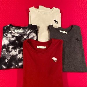 ABERCROMBIE kids- 4 gently used shirts!
